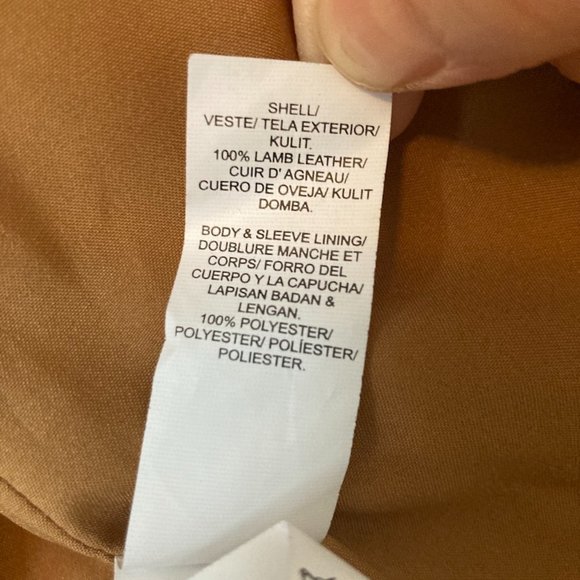 Lucky Brand Genuine Leather Jacket - Size XS - Picture 9 of 12